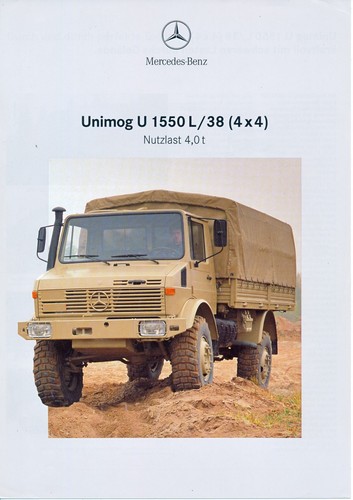 Mercedes benz unimog u1550 - benz, u1550-l